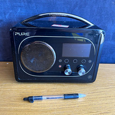 Pure Evoke F4 DAB/FM Portable Radio Black, Aux, Headphone Jack, Type G
