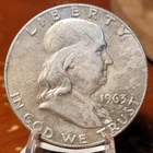 1963-DFranklin 90% Silver Half Dollar