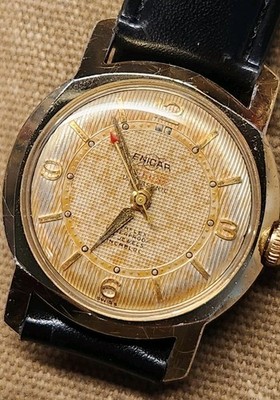 Vintage Enicar ''Deluxe'' Ultrasonic 1950s, 17 Jewels Manual, Swiss - Serviced 