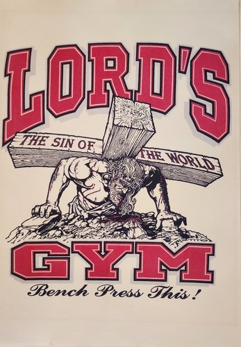 Vintage Poster " The Lords Gym" 13x19 Argus 1992 - Picture 1 of 1