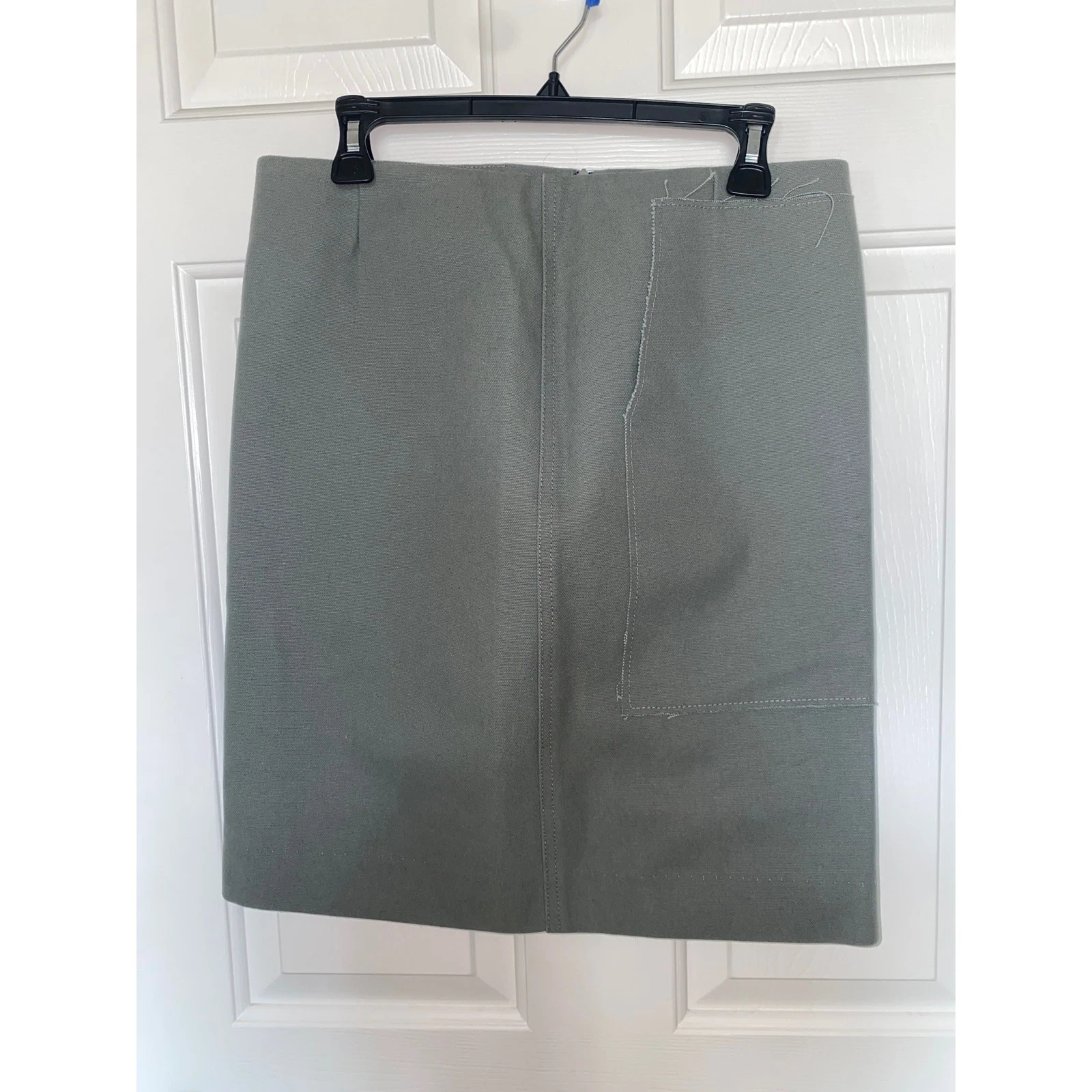 CF. Goldman Skirt Deconstructed Pocket Green Cotton size 6