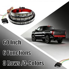 LED Tailgate Light Bar 60" 3Rows 6-Mode Strip for Pickup Trailer SUV Car US
