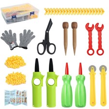 Cardboard Cutting Tools for Kids, 273 PCS Cardboard Construction Kit
