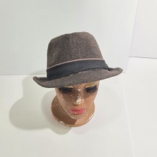 Stetson Fedora Hat All American Wool Blend Brown Men's Size L XL XLG Fedora...