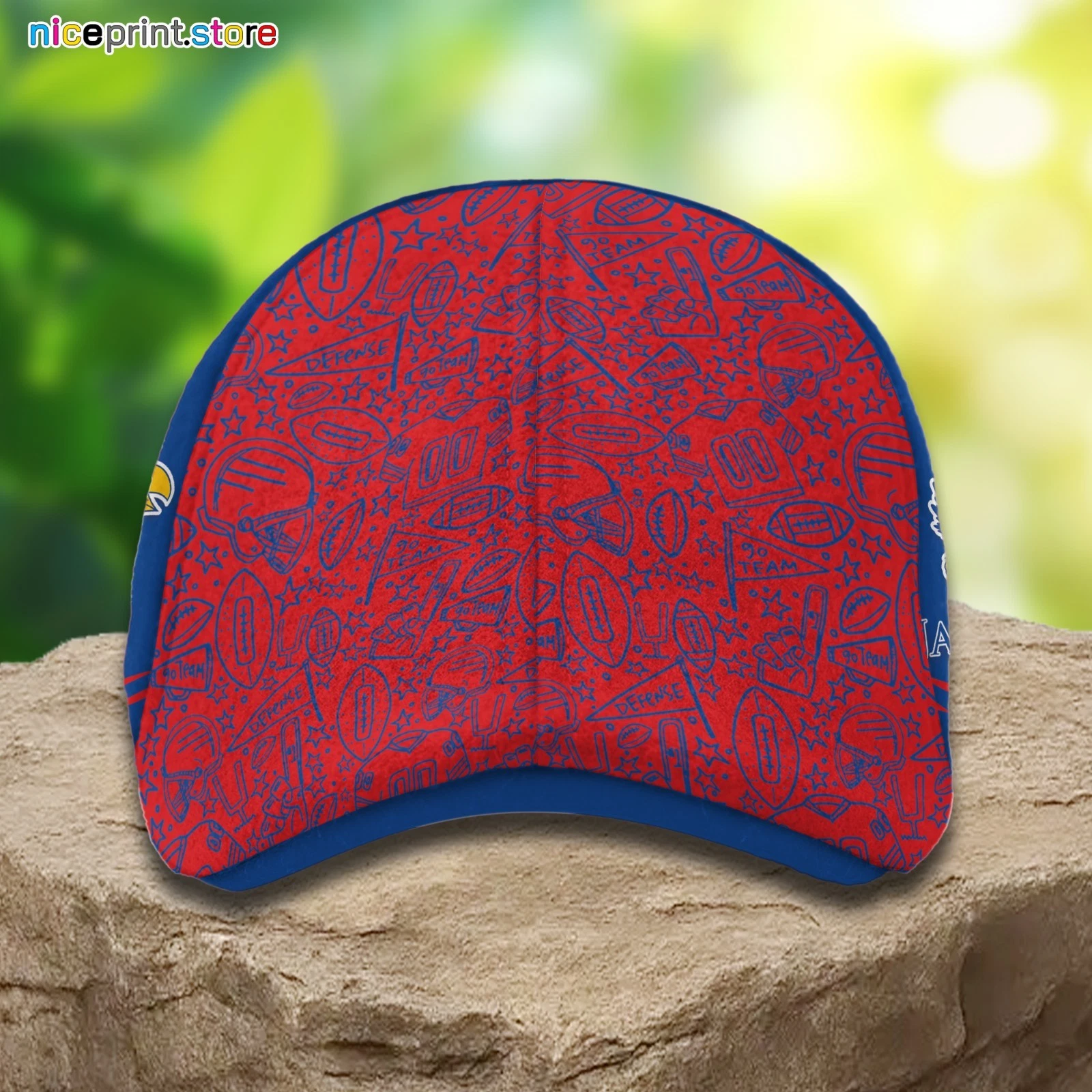 Kansas Team Jayhawks Ivy Cap Titans Cap Flat Cap Driving Cap Golf Newsboy Cap