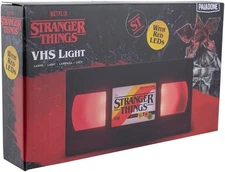 Paladone Stranger Things VHS Logo Desk Light with Red LEDs - NEW