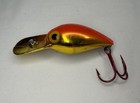 Vintage Storm Wiggle Wart Orange And Gold Fishing Lure Crankbait — photo 1