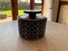 Rare Orla Kiely "Blue/Grey Stem" sugar/trinket pot *CHECK OUT MY OTHERS*
