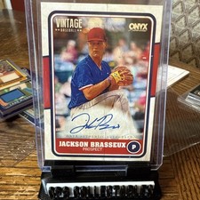 2025 Onyx Vintage #VAJABR Jackson Brasseux Auto On-Card