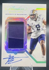 2024 National Treasures Collegiate Bralen Trice RPA 8/25 Auto Jersey Match