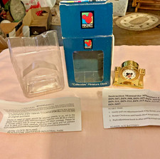 DISNEY COLLECTIBLE MINIATURE CLOCK MICKEY UNL...