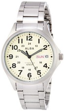 ALBA AQPJ401 2019 Model Watch ALBA Quartz Titanium Sporty Waterproof New