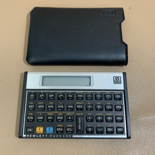 Hewlett-Packard HP-15C Programmer Calculator With Cover TESTED WORKING