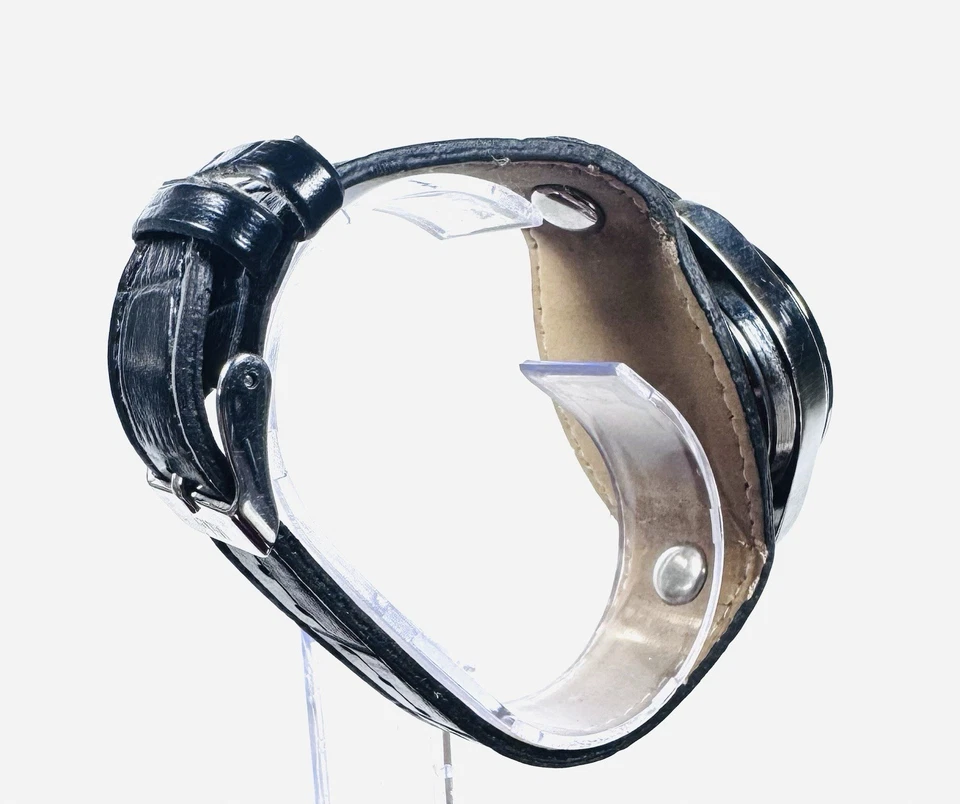 Disney Mickey Mouse Reloj de Cuarzo Reloj Iluminado Esfera Blanca Estuche Plateado Foto 3 de 4