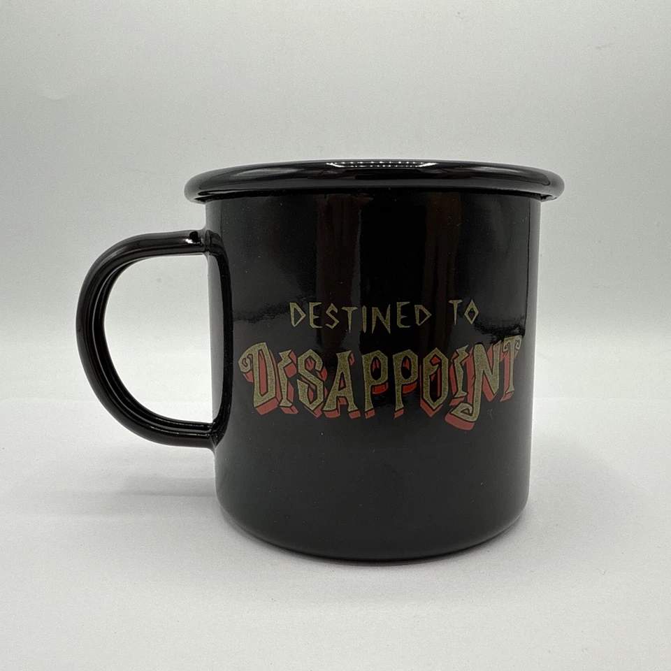 Taza esmaltada Octopied Mind Destined To Deception negra 12 OZ ¡NUEVA!  Foto 2 de 4