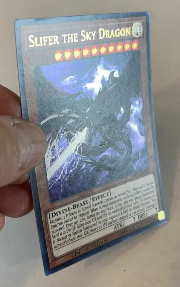 Slifer the Sky Dragon JMPS-EN005 Limited-Edition Shonen Jump Promo YuGiOh VLP/NM - Image 2 of 4