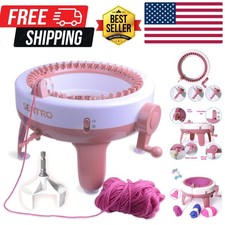 SENTRO 40 Needles Knitting Machine with Electric Adapter, Knitting Board Rota...