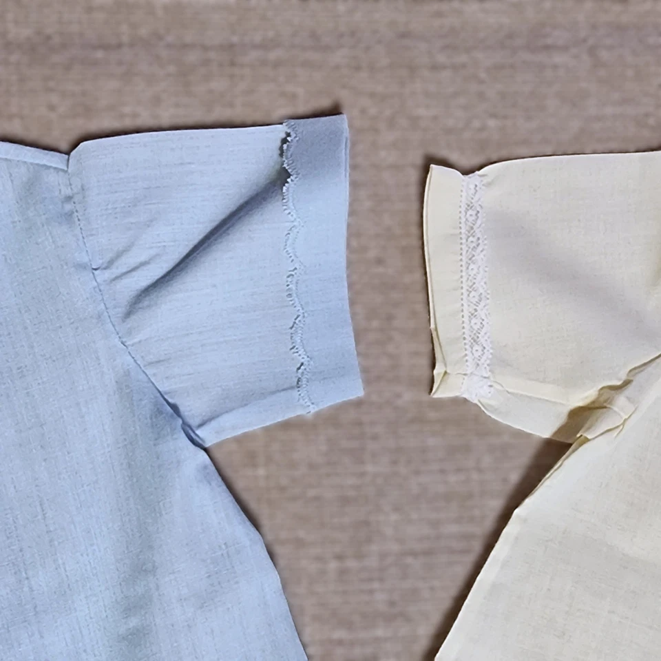 Feltman Bros Baby Dress (Set of 2) Yellow and Blue Vintage - Image 4 of 4