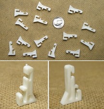 12 pc Aurora HO Slot Car Model Motor Guardrail Supports
