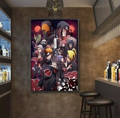 Poster Manga Naruto op rol, poster anime Naruto, grand, poster Akatsuki,  figurine