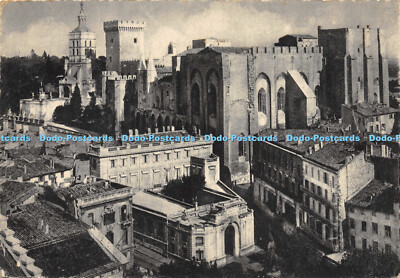 D017719 Avignon. Palais des Papes. Cote Sud. Fabrikation Francaise. 1950