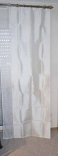 Curtains, loop scarf cream 2 x 224cm x 70cm, new