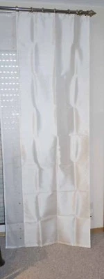 Gardinen, Schlaufenschal Crem 2 x 224cm x 70cm, Neu - Bild 1 von 2