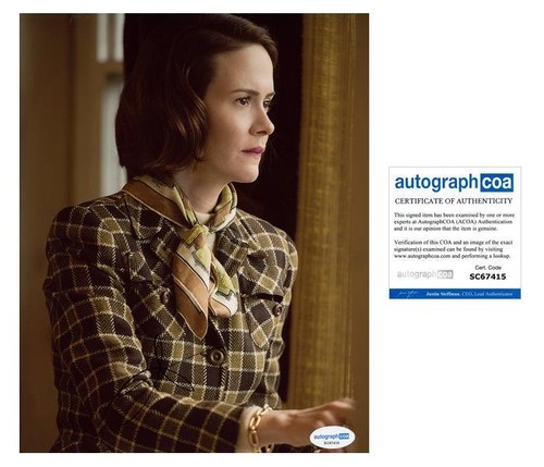 Sarah Paulson "Carol" AUTOGRAPH Signed 'Abby Gerhard' 8x10 Photo ACOA