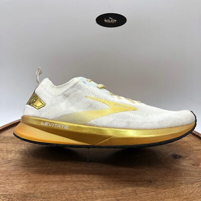 Brooks Levitate Victory Edition White Gold Womens Running Shoe  1203351B102