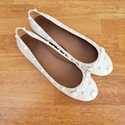 Marc Jacobs Women's Iridescent White Mouse Flats | eBay
