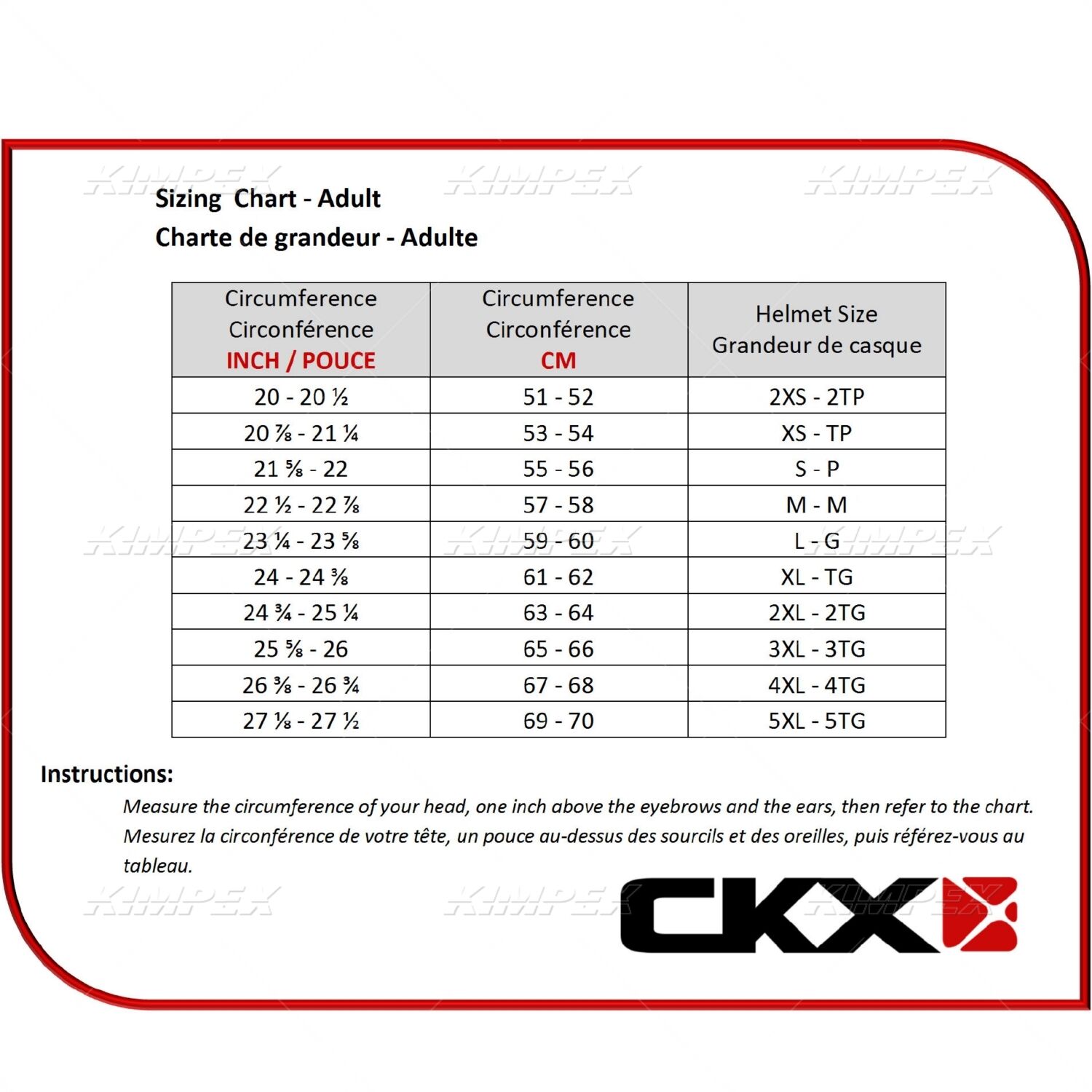 Ski Doo Modular 3 Helmet Sizing Chart