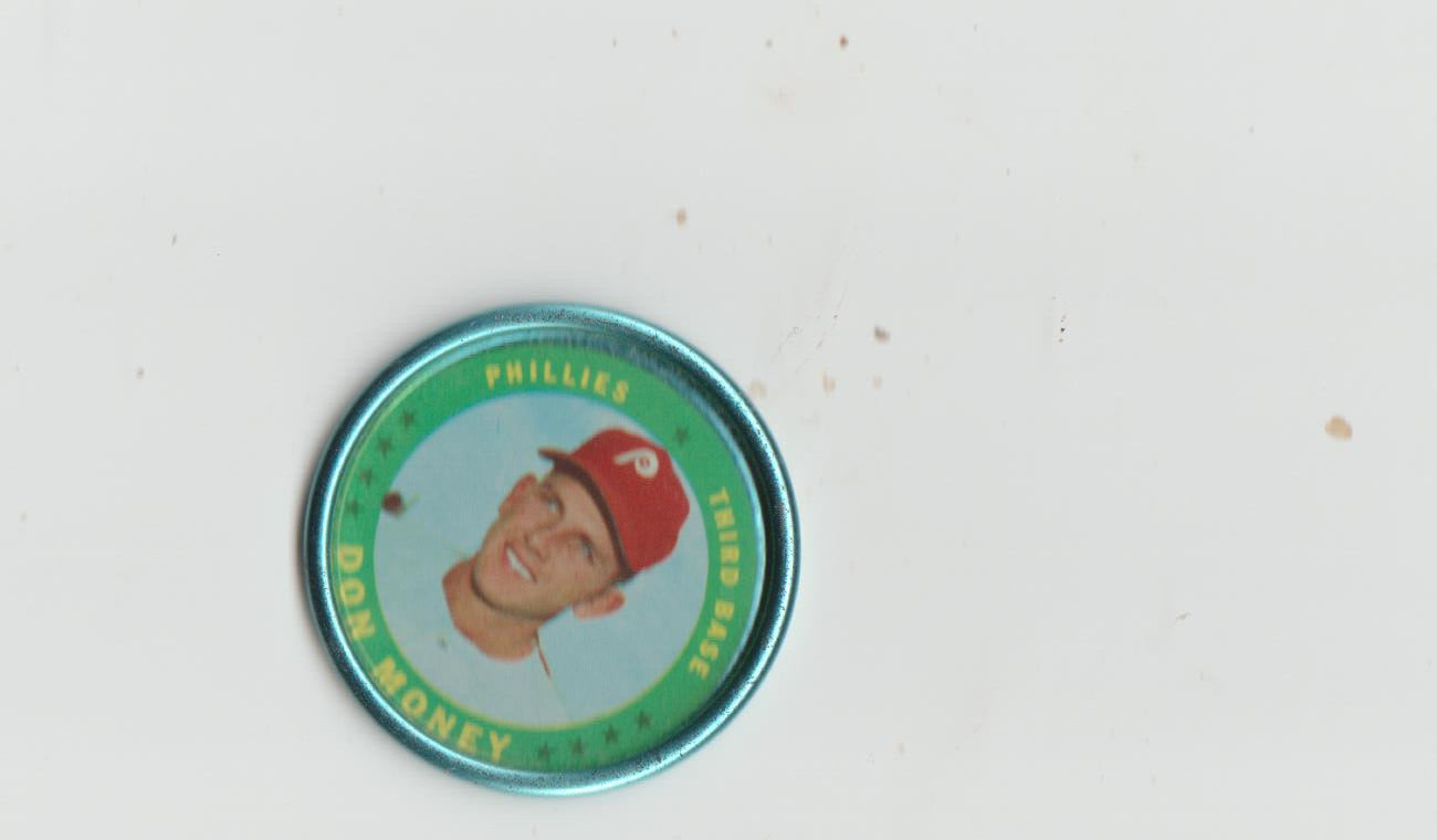 1971 topps coin #31 don money