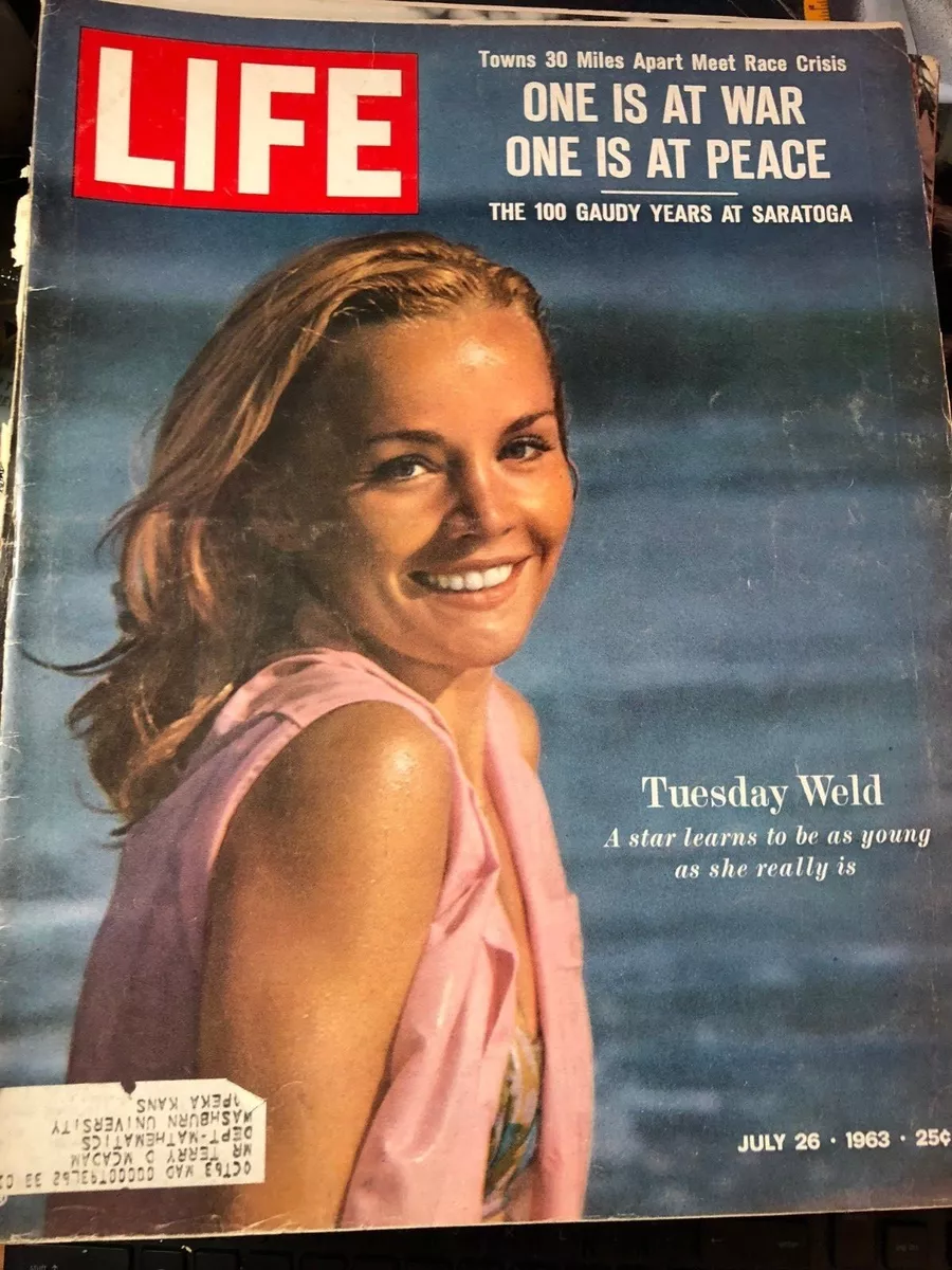 JULY 26, 1963 ISSUE LIFE MAGAZINE TUESDAY WELD ON COVER