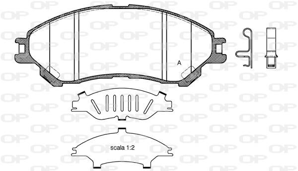 Plaquettes de frein pour Suzuki SX4 S-Cross 1.6 DDiS Allgrip un jeu de 4 pièces d'origine