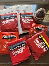 Talbots No Nonsense Nylons Control Top Sheer Nude Black Taupe Size Med Set Of 10