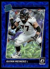 Quinn Meinerz Rookie Rated 2021 Donruss Optic Blue Scope #262 NFL Card Denver