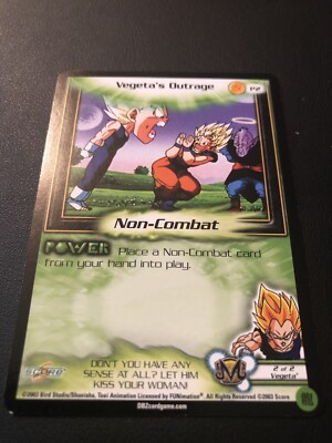 DRAGON BALL Z CCG VEGETA'S OUTRAGE P2 KID BUU SAGA PROMO!!