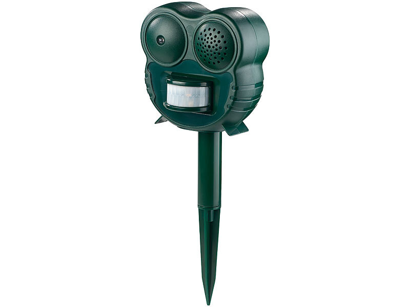 Repousse-animaux à ultrasons et flash LED automatique Royal Gardineer à piles