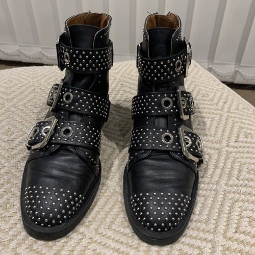 leather biker boots uk