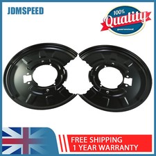 Image of 2X Rear Disc Brake Back Plate Shield Fit Bmw E46 330i 330d 34211166108