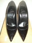 100% AUTHENTIC NEW WOMEN LOUBOUTIN SO KATE 100 EMBOSSED PATENT PUMPS/HEELS US 7 — photo 4