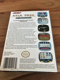 Nintendo NES Star Trek 25th Anniversary Modul mit Schuber H&uuml;lle Anleitung USA