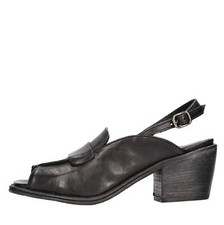 W7000-08 ROCK Sandals HUNDRED 100 Women Black Amu010 hund