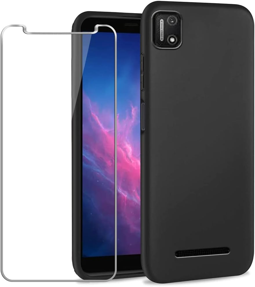 For Cloud Stratus C7 Case with Tempered Glass Screen Protector Slim Full-Body Si