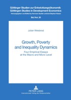 Julian Weisbrod | Growth, Poverty And Inequality Dynamics | Taschenbuch (2008)