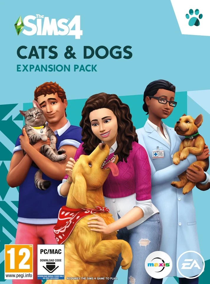 The Sims 4 Cats & Dogs (EP4)   Expansion Pack   PC/Mac   VideoGame   Code I (PC) - Image 2 of 4