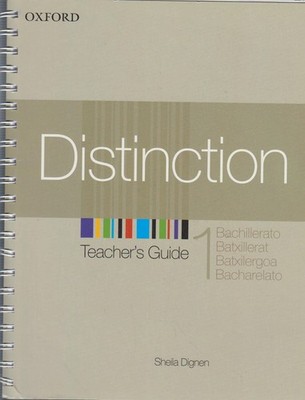 Distinction 1. Teacher's Guide Spanish Ed. Dignen, Sheila: