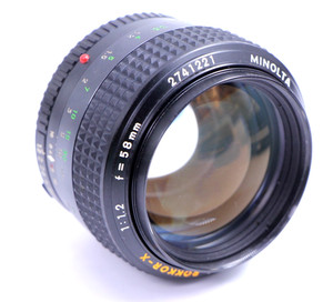 Minolta 58mm F1.2 Mc Rokkor | eBay