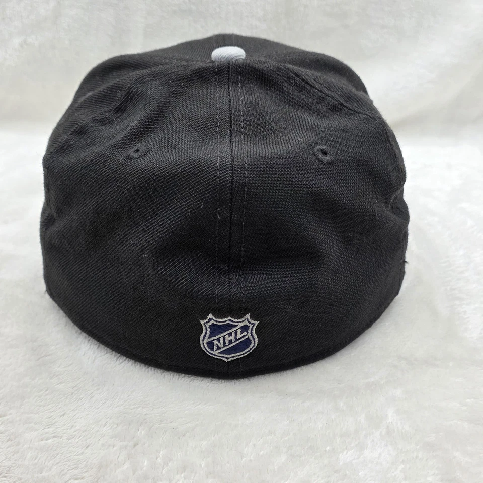 Gorra ajustada Colorado Rockies para hombre 7 1/4 negra NHL Avalanche logotipo retro Foto 4 de 4