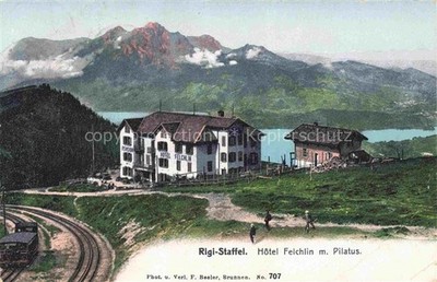 Rigi Staffel SZ Hotel Felchlin mit Pilatus
